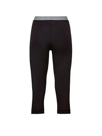 ODLO | Sous-pantalon femme Natural 100% Merino Warm 3/4 | schwarz